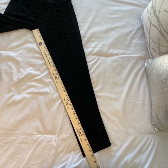 Cristina V Unique Design Glamorous Sexy Black Pants Leggings Size M - Picture 9 of 11
